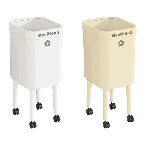 Trash bin with wheels - trash, waste