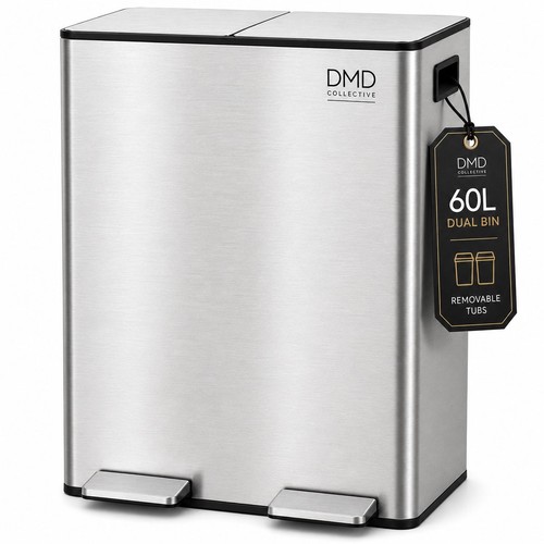 60l dual recycling - recycling, bin
