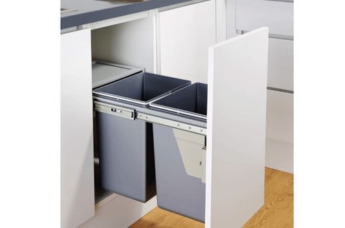 Compartment cupboard bin 40l - 2,