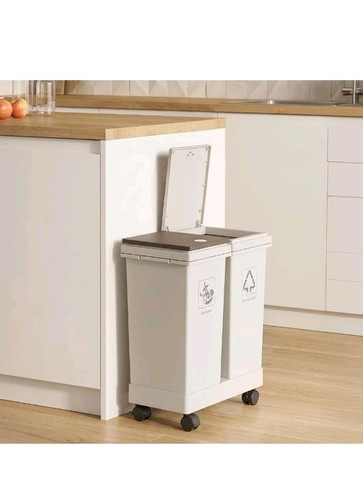 Double compartment recycling - double,