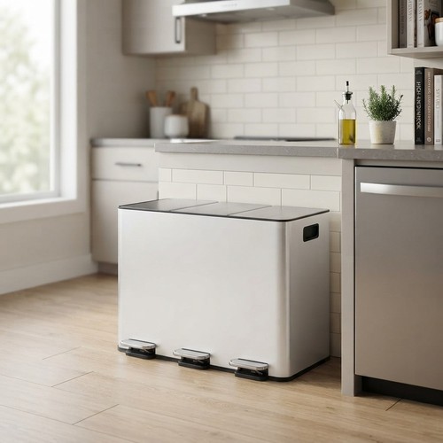 Stylish 3x15l dual compartment - 3x15l,