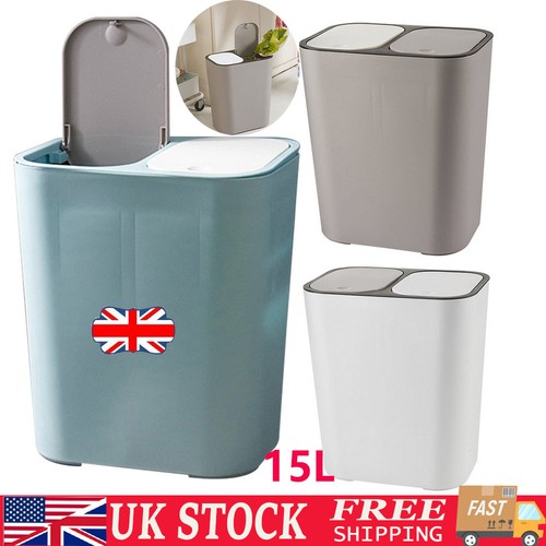 15l double recycling bin - 15l, duo