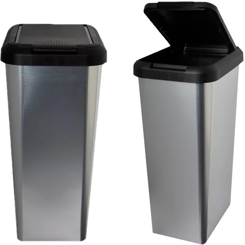 Silver kitchen bin - kitchen, liter