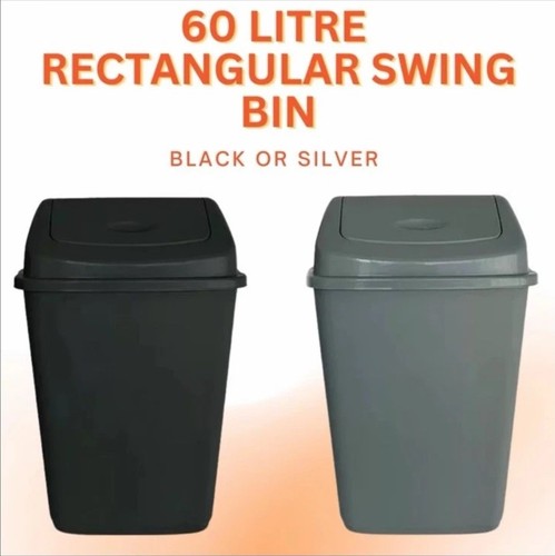Litre black plastic swing - black,