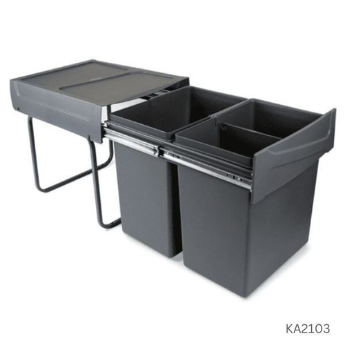 400mm 40l kitchen bin - kitchen,