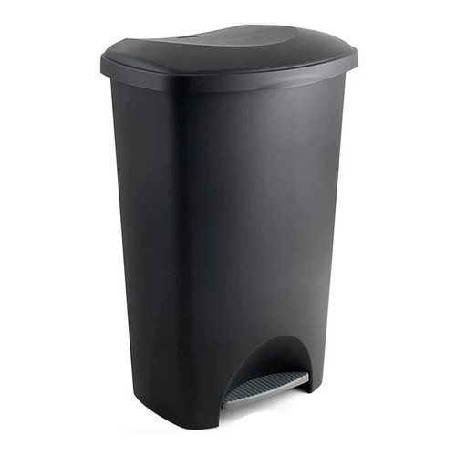 Addis pedal bin 50l black - -,