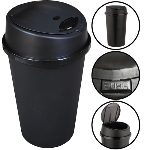 Black kitchen bin - kitchen, top