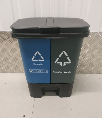 20l recycling pedal bin - 20l,