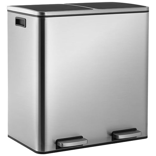 Liferun 60l dual recycling - recycling, bin
