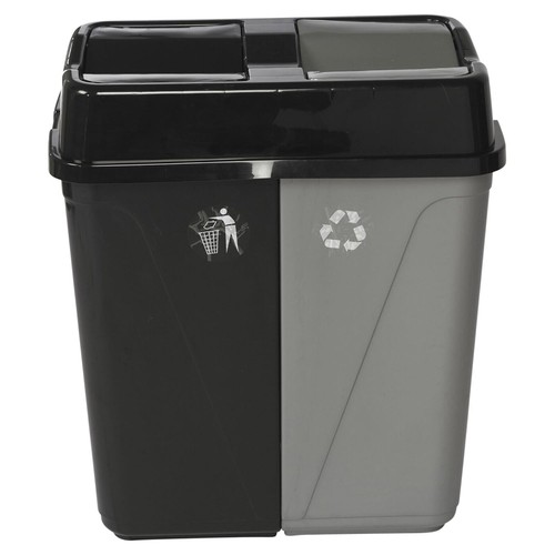 Double rubbish waste - double,