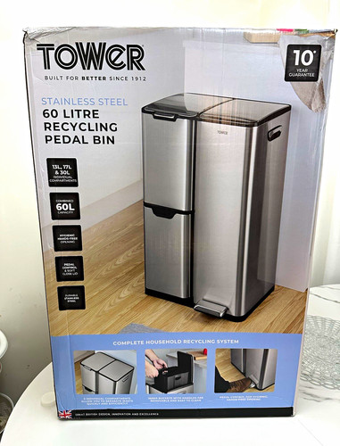 Tower 60l compartment pedal - 60l, 3-compartment