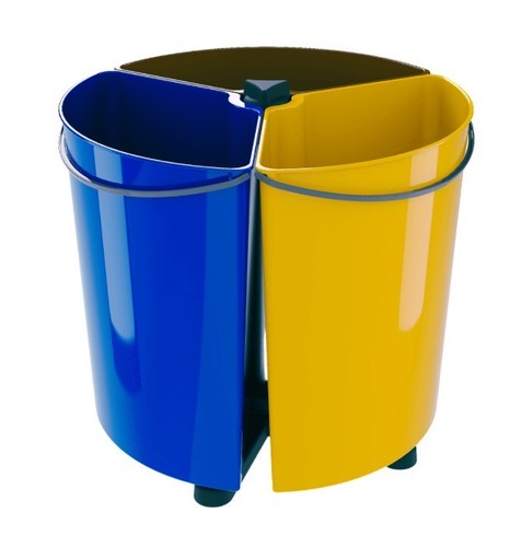 Ecobin 31l triple compartment - ecobin,