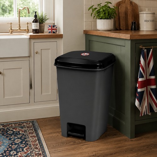 50l slim pedal bin - 50l,