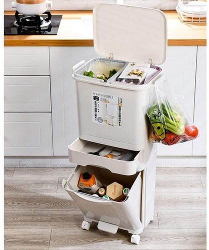 42l plastic trash - trash, bin