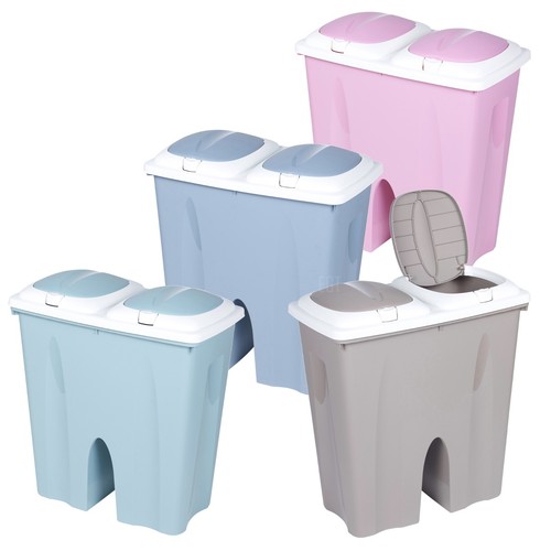 Double recycling bin duo - bin,